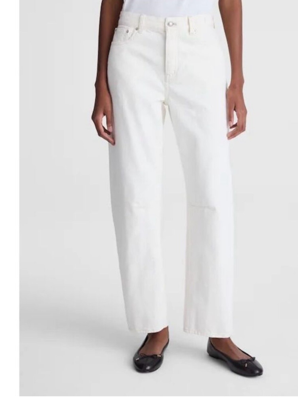 Madewell darted barrel leg size 27